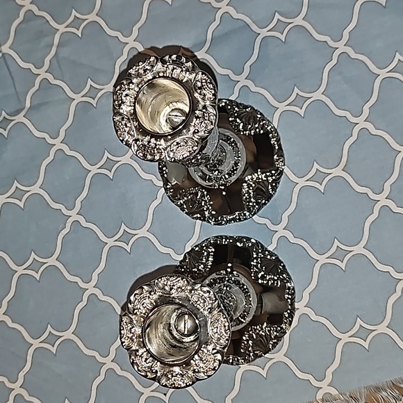 Godinger Candles  Holder Set (2) - Picture 6 of 12